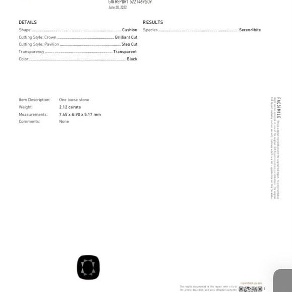 *GIA Certified 2.12ct Serendibite - World’s Rarest Gem - Picture 7 of 11
